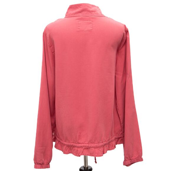 Sanctuary Rose Pink Lightweight Zip Utility Jacket Size Small - Picture 3 of 11